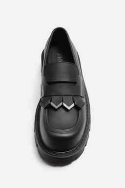 CHUNKY FRINGED LOAFERS - Zara фото 9