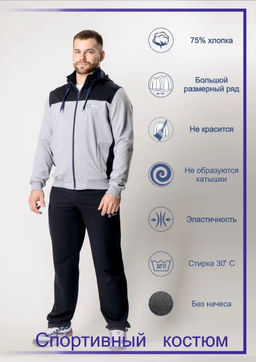 Спортивный костюм Футер 2-х нитка