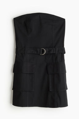 Vestido cargo con escote bandeau - H&m фото 9