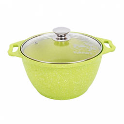 ЛА_АП_TRENDY STYLE (lime) Кастрюля 2,0л со.стекл крыш ,арт. к21tsl