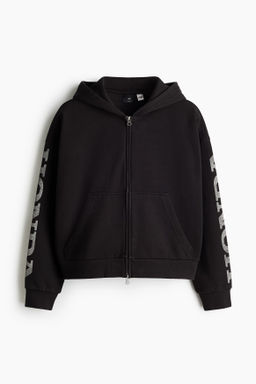 Chaqueta sudadera con estampado Oversized Fit