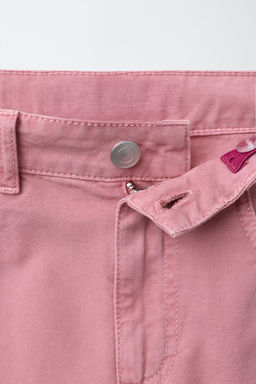 WIDE-LEG JEANS WITH EMBROIDERED BUTTERFLIES - Zara фото 4