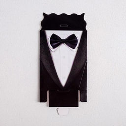 Цена за 5 шт. Коробка бонбоньерка, упаковка подарочная, свадебная, упаковка подарочная, «Костюм жениха», 5.5 х 10 см