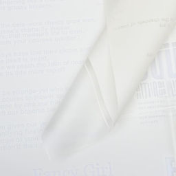 Цена за 20 шт. Плёнка матовая Модный журнал белый, 0,58 х 0,58 м