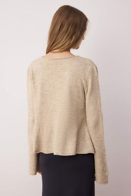 Vizon V Yaka Yumusak Dokulu Triko H?rka TWOAW26HI00043 - Trendyolmilla фото 4