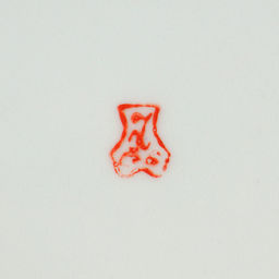 Тарелка Добрушский завод «Тулуза», d=17.5 см, фарфор, белая, синяя