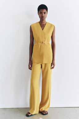 ZW COLLECTION FLARED TROUSERS WITH POCKETS - Zara фото 9