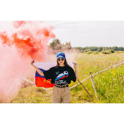 Цветной дым красный, заряд 1,75 дюйма, МАКСИ, очень высокая интенсивность, 30 сек, 11,5 см - Simaland фото 5