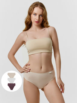 Цена за 2 штуки! Трусы макси женские в наборе, 3 шт