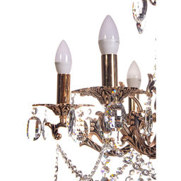 Люстра подвесная в стиле барокко "Аngelo" 6*40Вт Е14 8036 золото