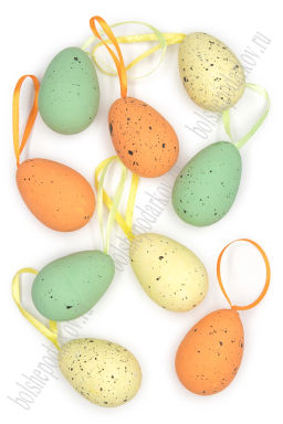Пасхальный декор Яйца 3,5*5 см (9 шт) SF-7862, №5