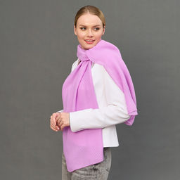 Палантин 170 х 70 см, цвет сиреневый