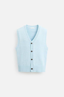 KNITTED WAISTCOAT - Zara фото 6