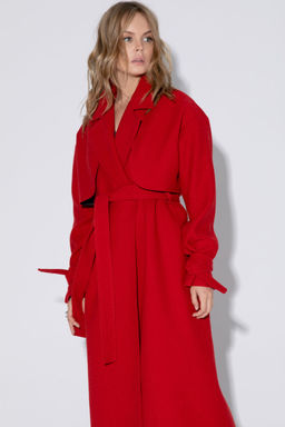 Пальто Pirs 5419 красный фото 5