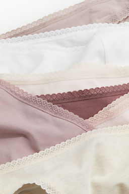 Pack de 7 bragas Bikini en punto de algodon - H&m фото 3