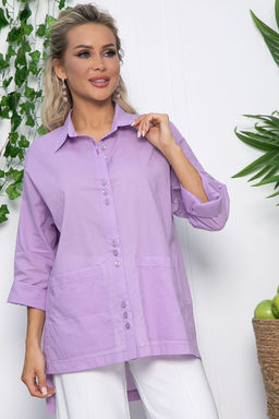 Рубашка Безупречный вкус (сиреневая) Б13626-29М - Lt collection фото 2