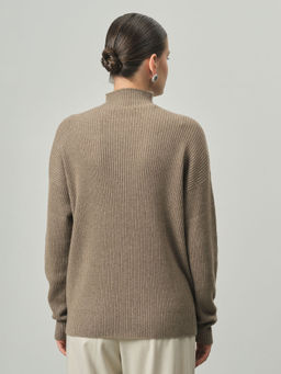 Джемпер из кашемира женский KW060583-E капучино