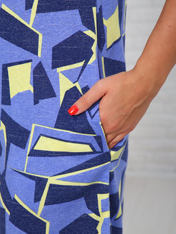 Туника "Ромбики" (голубой)