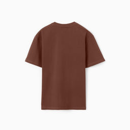 Футболка мужская MINAKU, коричневая, размер 46-48