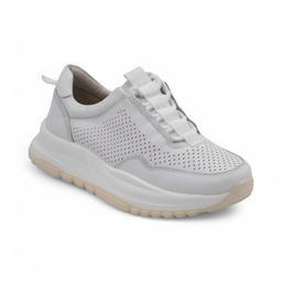 Кроссовки из натуральной кожи PDL250-1 белые