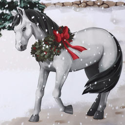 Шторы Этель Winter ranc, 145?260 см, 2 шт., 140 г/м?