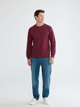 Bisiklet Yaka Uzun Kollu Erkek Ti??rt