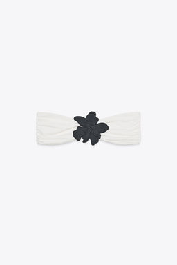 FLORAL BANDEAU BIKINI TOP - Zara фото 9
