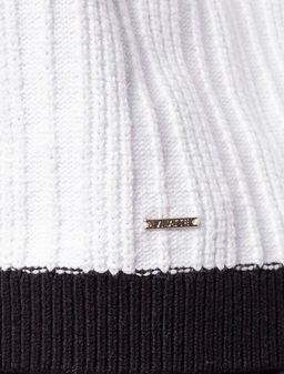 VILATTE / Жакет фактурной вязки с золотистыми пуговицами