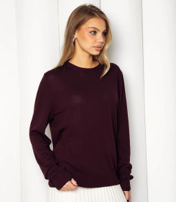Джемпер #ОКТ125002, сливовый - Dommod фото 2