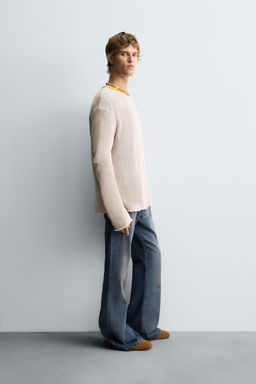 TEXTURED KNIT SWEATER - Zara фото 4
