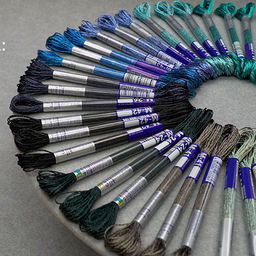 Нитки для вышивания Gamma мулине SM металлик 100% полиэстер 12 x 8 м