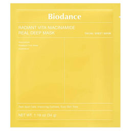 Radiant Vita Niacinamide Real Deep Mask - Гидрогелевая маска с ниацинамидом для сияния кожи, 34гр