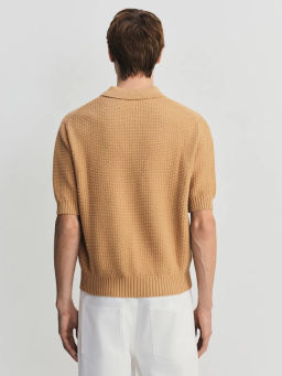 Джемпер поло фактурной вязки ZR2605043301-136 / Zarina