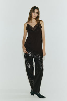 Top de tirantes con detalles de encaje - H&m фото 4