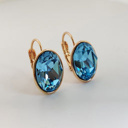 Серьги с кристаллами Swarovski