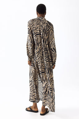 Vestido oversize con cintur?n de anudar - H&m фото 8