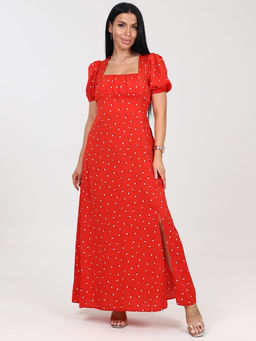 Вероника ПЛАТЬЕ ЖЕНСКОЕ (Красный) - А-дина фото 2