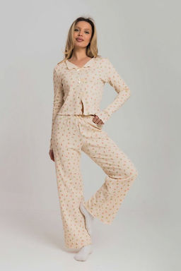 Пижама М325375бп бежевый/персиковый