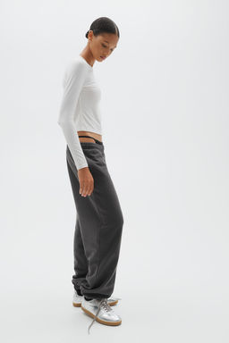 Camiseta de microfibra de manga larga - H&m фото 2