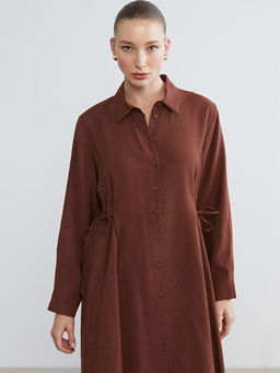 B?zg?l? Modal Kar???ml? G?mlek Elbise