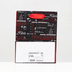 Цена за 12 шт. Пакет ламинированный Merry christmas 11,5 х 14,5 х 6 см - Simaland фото 4