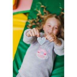 Цена за 10 шт. Светоотражающий элемент «Сердце», двусторонний, 5×5 см, МИКС