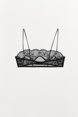 LACE BANDEAU BRALETTE - Zara фото 5