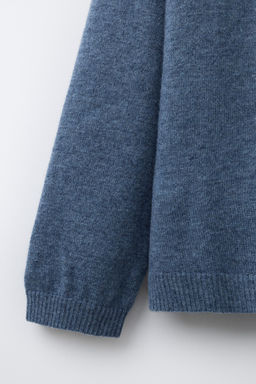 100% WOOL KNIT POLO SHIRT - Zara фото 4