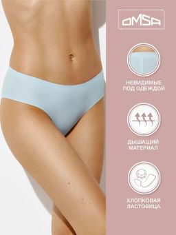 OmD 2211B Invisible Slip гладкая микроф., 86% Полиамид, 14% Эластан, 100% Ластовица Хлопок - cielo