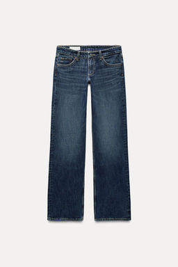 TRF WIDE-LEG LOW-RISE JEANS - Zara фото 4