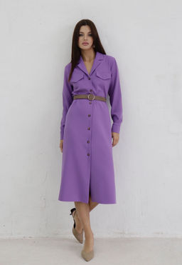 Платье-рубашка с английским воротником - Martichelli фото 315