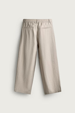 PANTAL?N FLUIDO PLIEGUES LATERALES / Gris / Tostado - Zara фото 12