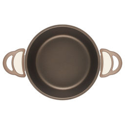 51107 GIPFEL Кастрюля STADELLA BEIGE 20х9.5см/3л со стеклянной крышкой, ручками c покрытием Soft-touch, c двуслойным антипригарным покрытием и индукционным дном. Материал: алюминий. Толщина: 2.3/5.5мм  фото 7