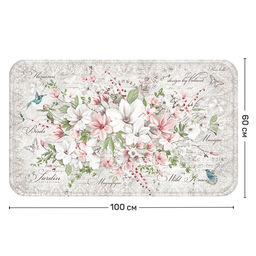 Коврик для комнаты, 60*100*1.5 см, мягкая основа, JARDIN Valiant  фото 3